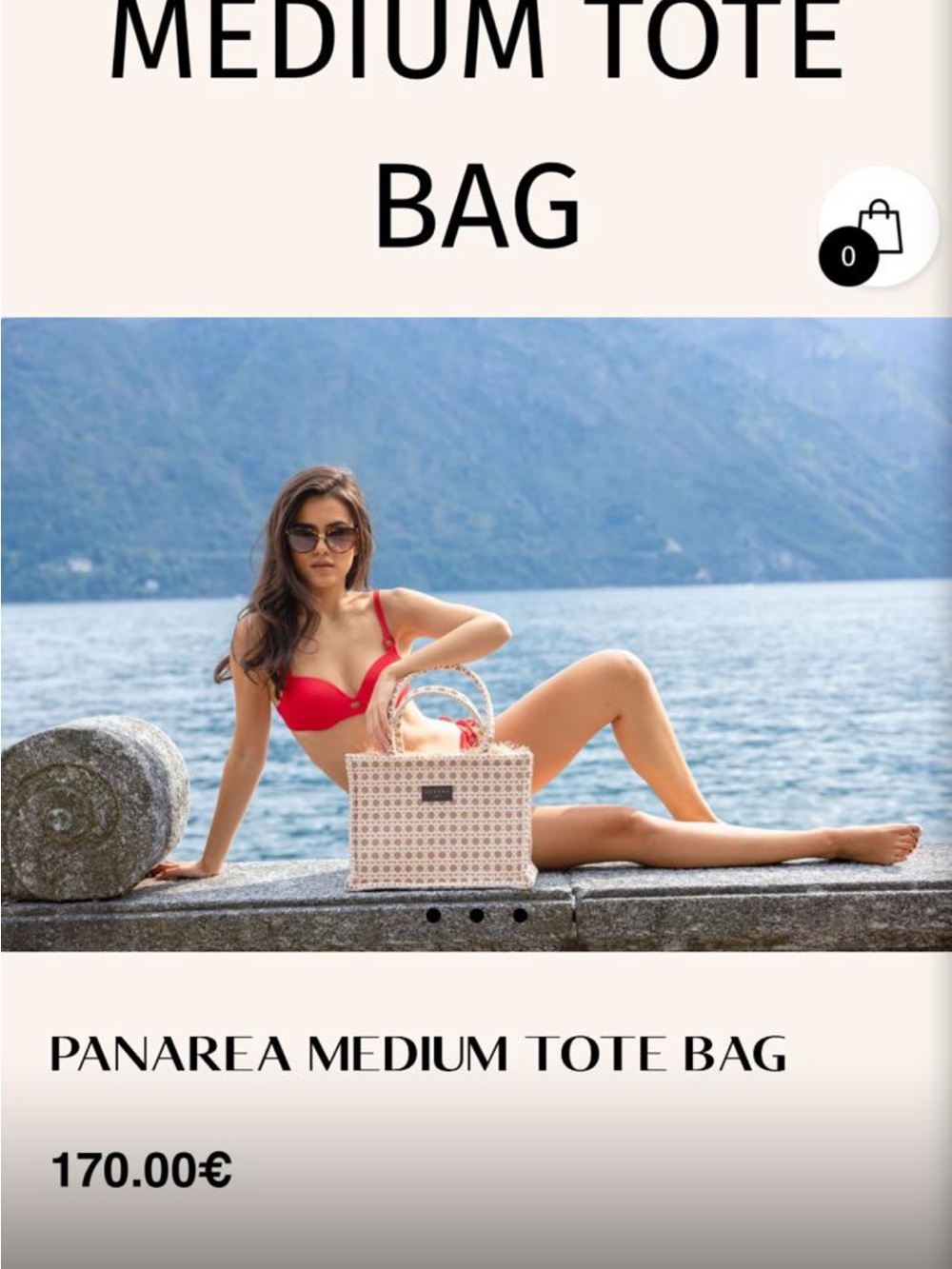 Soren’s Cream Woven Medium Tote – Textured Top-Handle Beach Bag